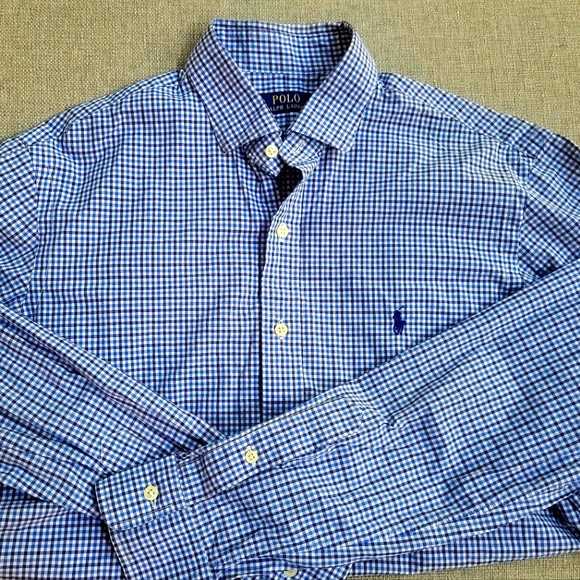 Polo Ralph Lauren Other - Ralph Lauren Men's Blue Classic button down shirt, size Large like new! Holidays